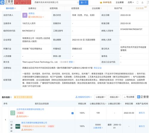 新東方在西藏設立新公司，布局互聯(lián)網信息服務